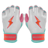 Bruce Bolt Bear Series Short Cuff Batting Gloves - Sunrise - Youth