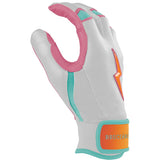 Bruce Bolt Bear Series Short Cuff Batting Gloves - Sunrise - Adult