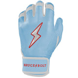 Bruce Bolt Ian Happ Signature Series Short Cuff Batting Gloves - Baby Blue - Adult