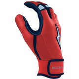 Bruce Bolt Lars Nootbaar Signature Series Short Cuff Batting Gloves - Red - Adult