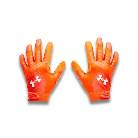 Under Armour Clean Up Adult Batting Gloves | Orange