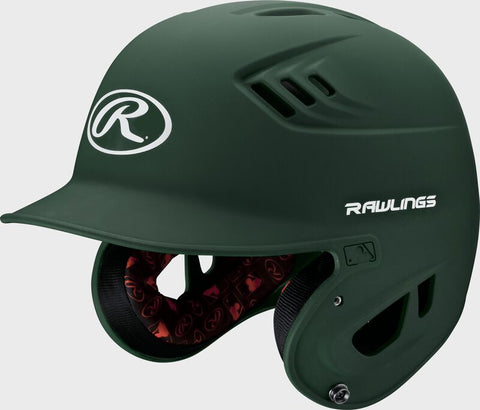 Rawlings R16 Batting Helmet - Matte Green