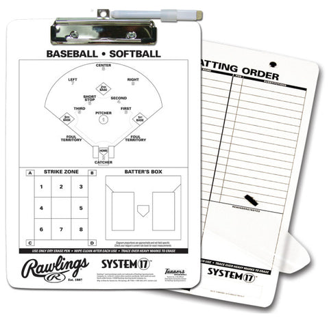 Rawlings Coaches Baseball Clipboard - CLIP